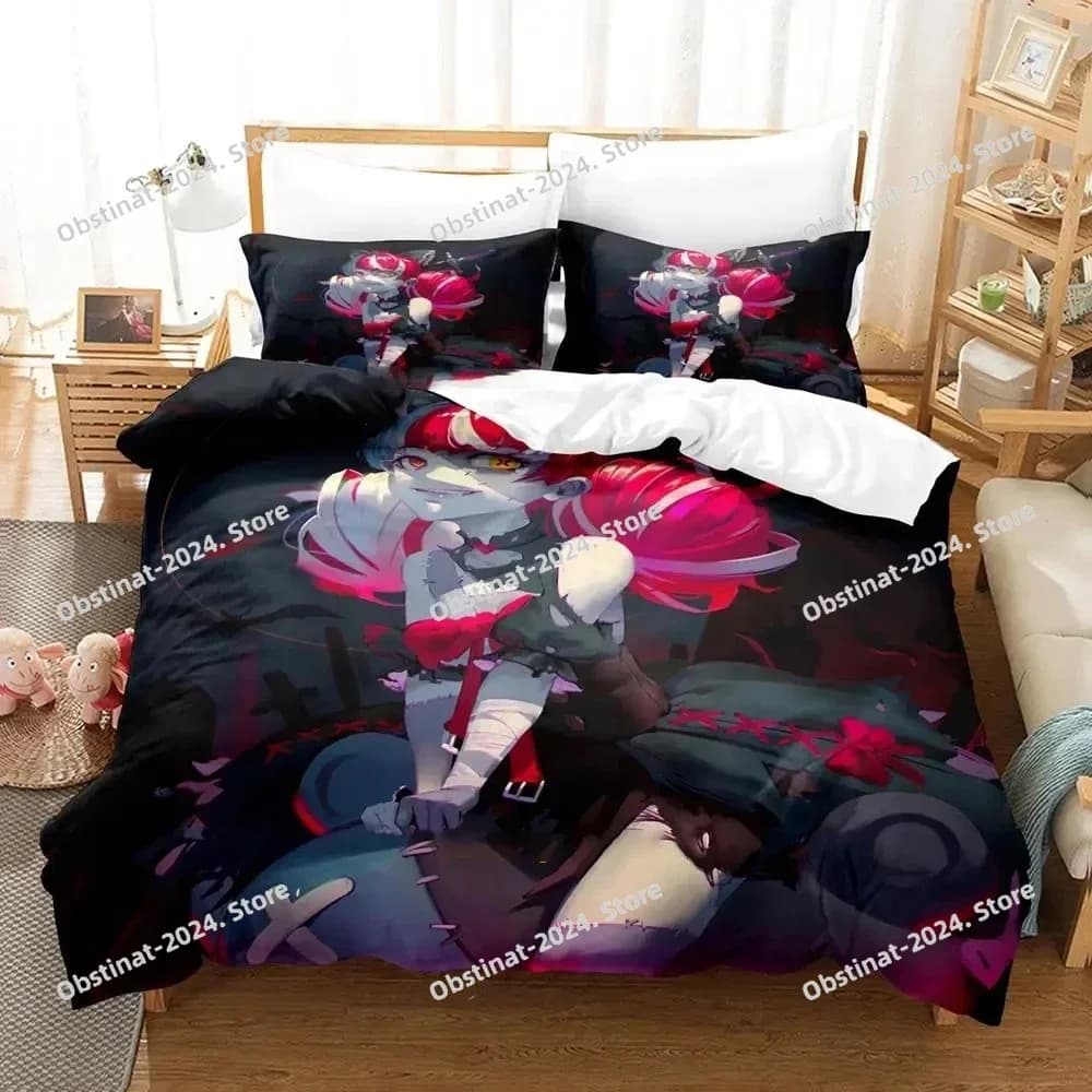 Anime Kureiji Ollie KUREIJI OLLIE Set biancheria da letto Copripiumino Completo Queen King Size Federa Letto Stampato Set letto Aldult Camera da letto per bambini