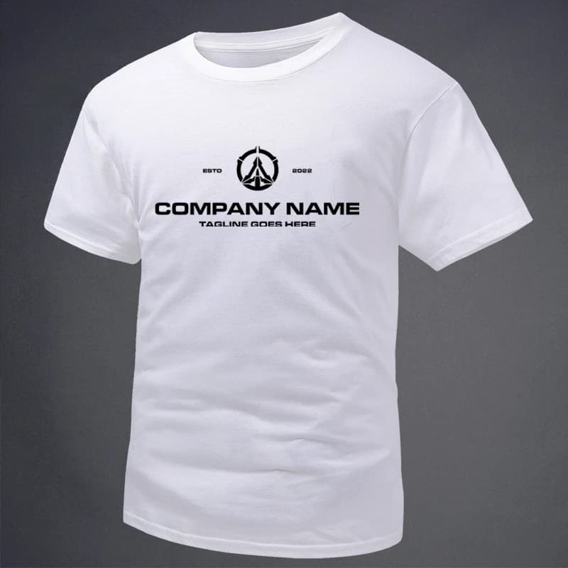 2026 Arrow Vector Print Fitness Short-sleeved T-shirt Large-sized Cotton Breathable Military-style Round-neck Base T-shirt