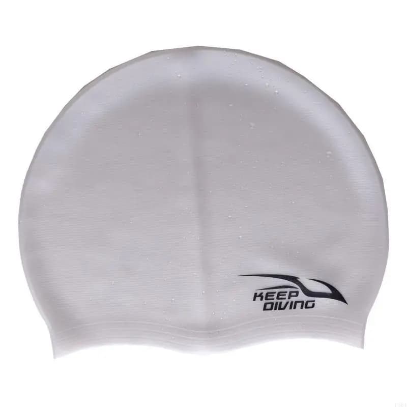 P88A Pool Hat for Protection Silicone Pool Headphone for Adult Copricapo Cap