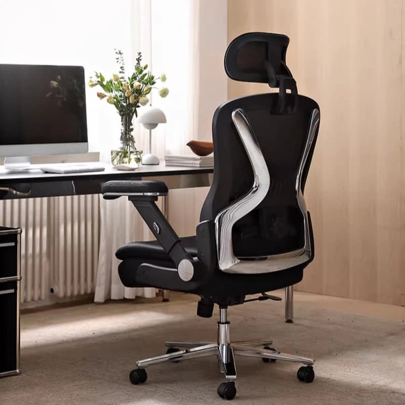 Sedia da ufficio ergonomica in velluto, con braccioli, per gaming, studio, relax e massaggio, design accattivante, per casa e ufficio