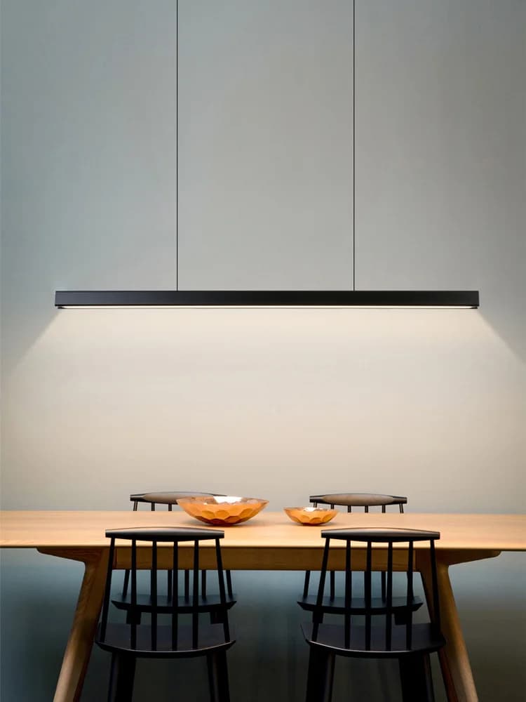 Luce di lusso semplice linea moderna una parola lunga bar sala da pranzo lampada, personalità creativa tavolo da pranzo reception scrivania bar ufficio