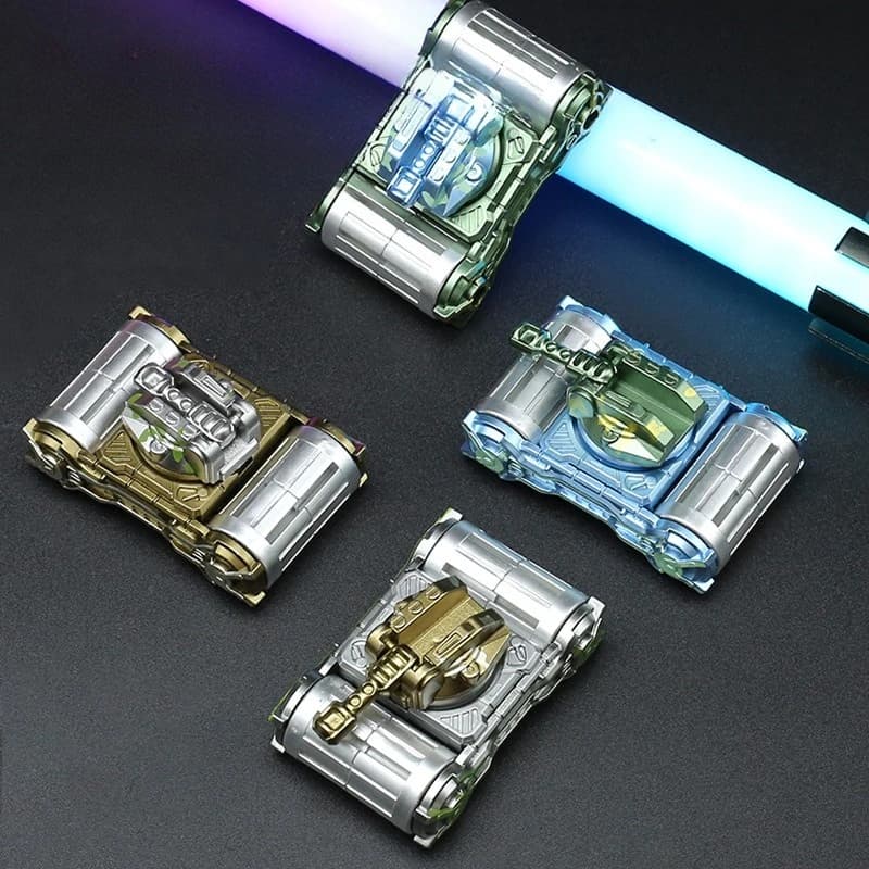Fidget Toys Carro armato simulato Raptor Suoni Antistress Giocattolo Mech Punta delle dita Spinner Anti-stress Fidgets Spiner per bambini