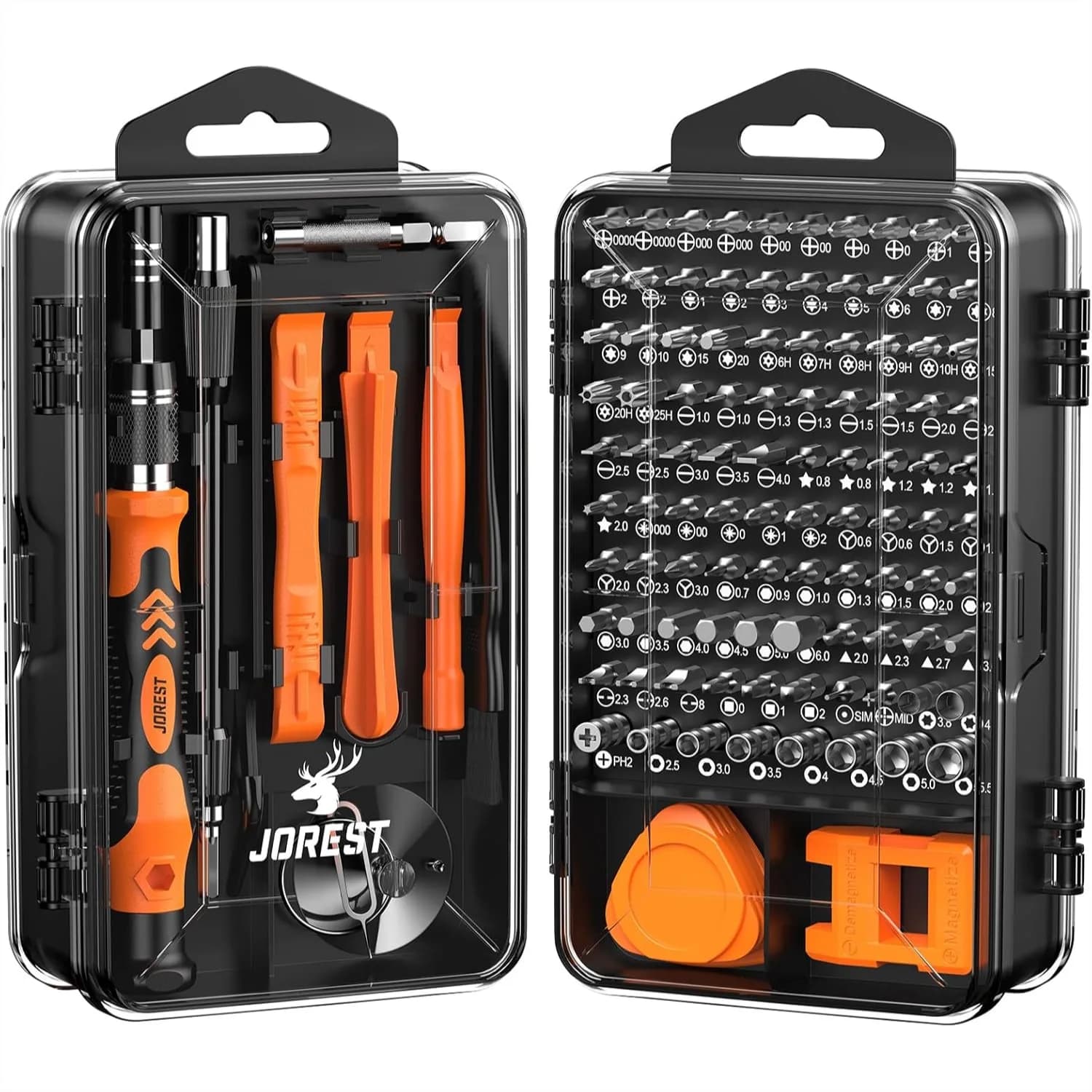 Set di Cacciaviti di Precisione 117 in 1 con Punte Torx e Triwing per Riparazione di Laptop, PC, Telefoni, Console di Gioco