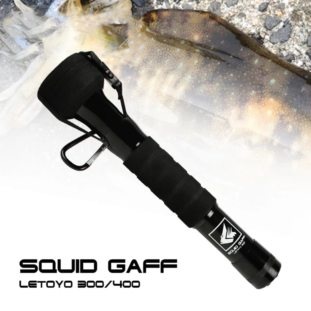 3/4M Squid Gaff gancio da pesca portatile gancio retrattile per calamari anticorrosione gancio per calamari in acciaio inossidabile attrezzatura da pesca