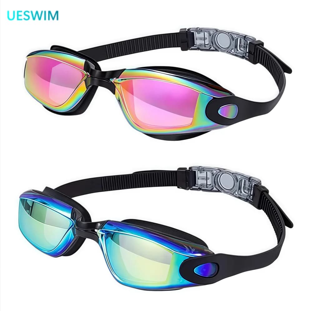 Silicone swimwear for adults 2 pieces UV protection for women men swimming