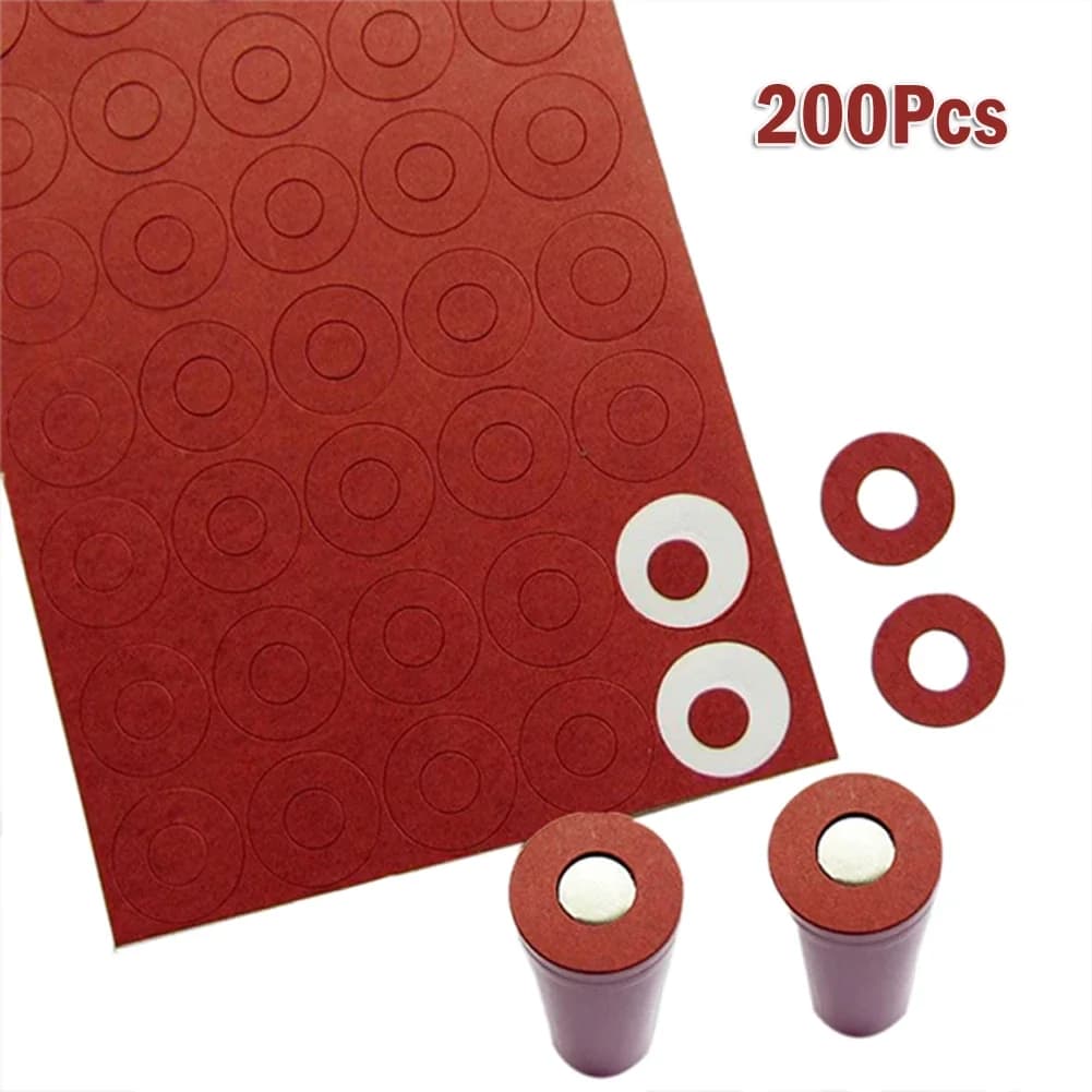 200 pcs Battery Insulating Ring Insulating Ring Wall decal Card For-18650 Battery Insulating Gasket Welding Tools