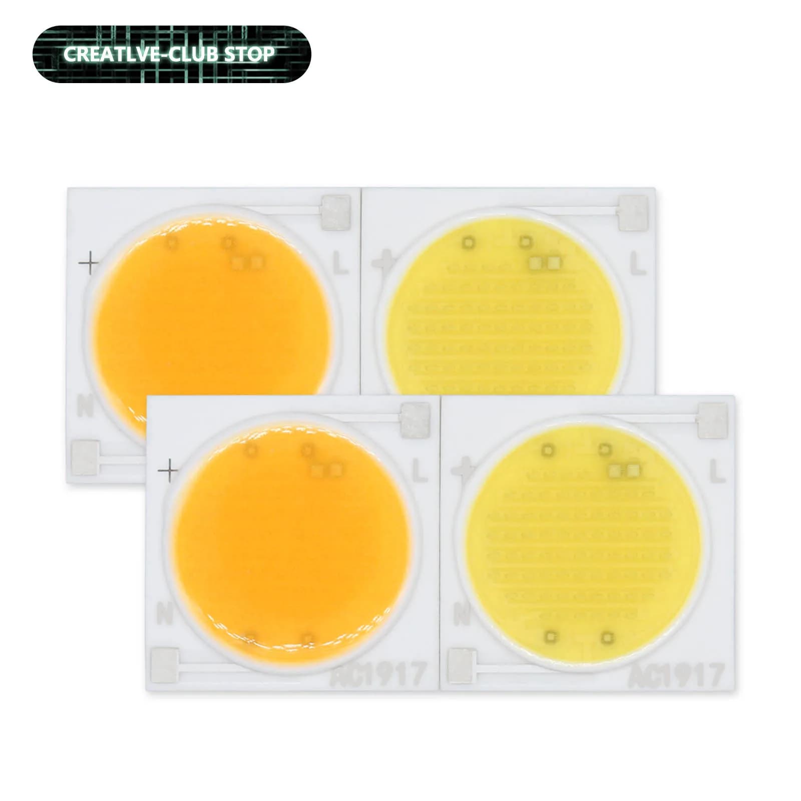 AC220V 12W 15W 20W Nuova Ceramica COB Lampadine LED Chip Lampada Smart IC Chip di Buona Qualità 1919 Per Proiettore Esterno FAI DA TE Bianco Caldo