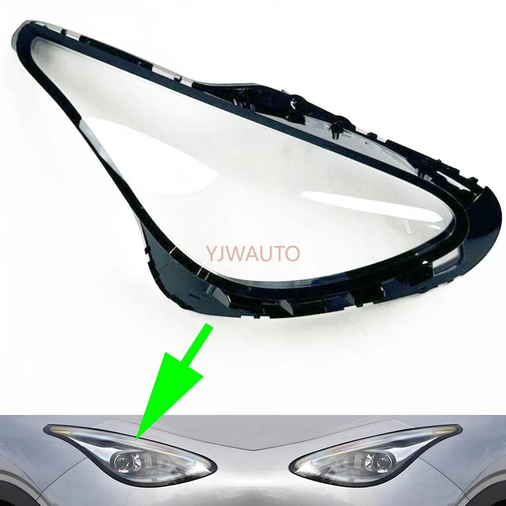 For Geely EX2 2024 2025 2026 Headlight Cover Car Headlamp Lens Glass Replacement Front Lampshade Auto Lamp Shell