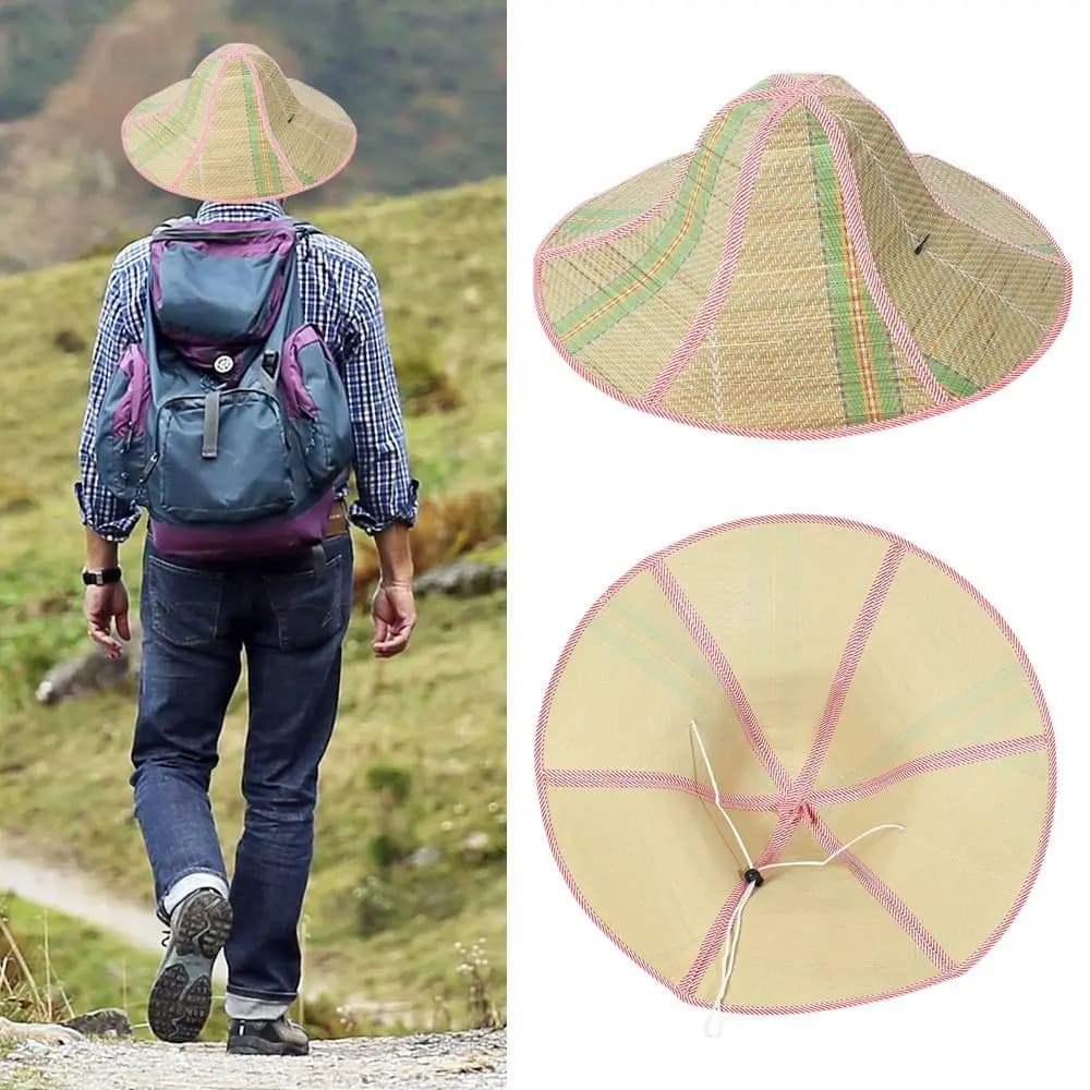 Women Foldable Big Visors Anti-UV Sunshade Hats Straw Hat Fisherman Cap Beach Cap Sun Hat