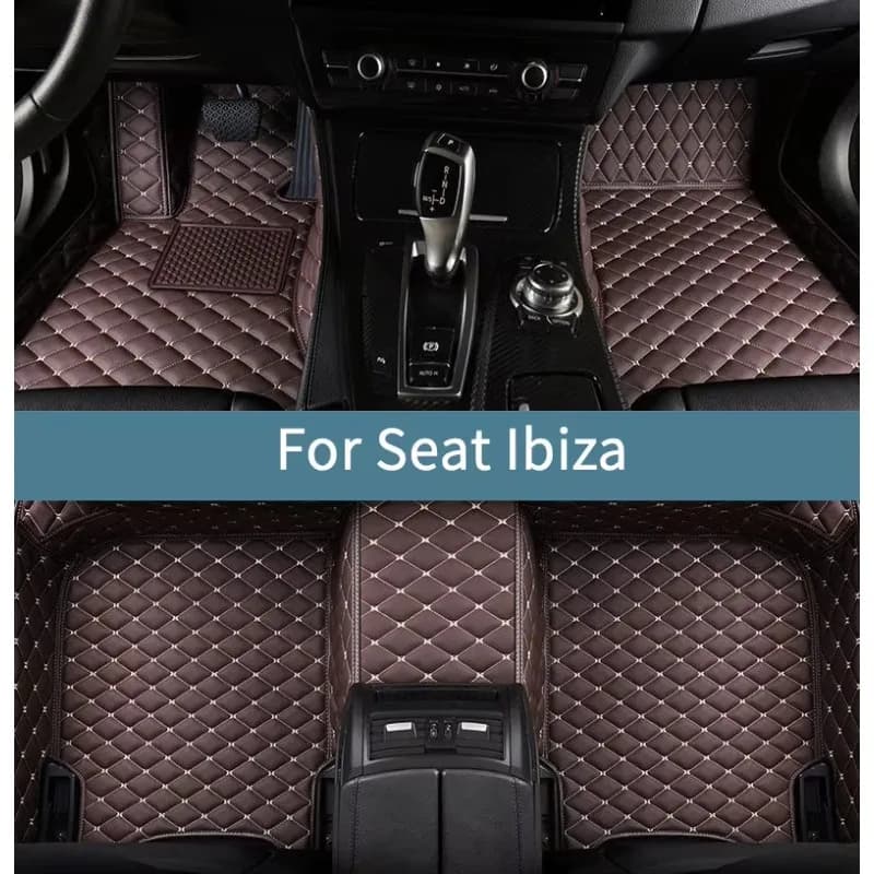 Tappetini auto per Seat Ibiza MK5 2022 2023 2024 2025 2026 Set completo impermeabile Tappetini per auto Accessori