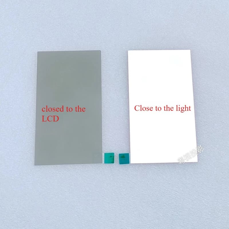 ‌93X53.3 89X53 84X50 Heat-Resistant Polarizing Film Thermal-isolating Glass for 4Inch Projector For Screen LED Repair Accessory