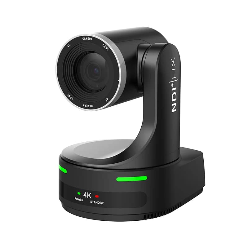 PTZ 4K camera with 20X optical zoom, AI automatic tracking, with HDMI, SDI, USB3.0, RJ45 LAN, webcam, PTZ camera for conference room, for church