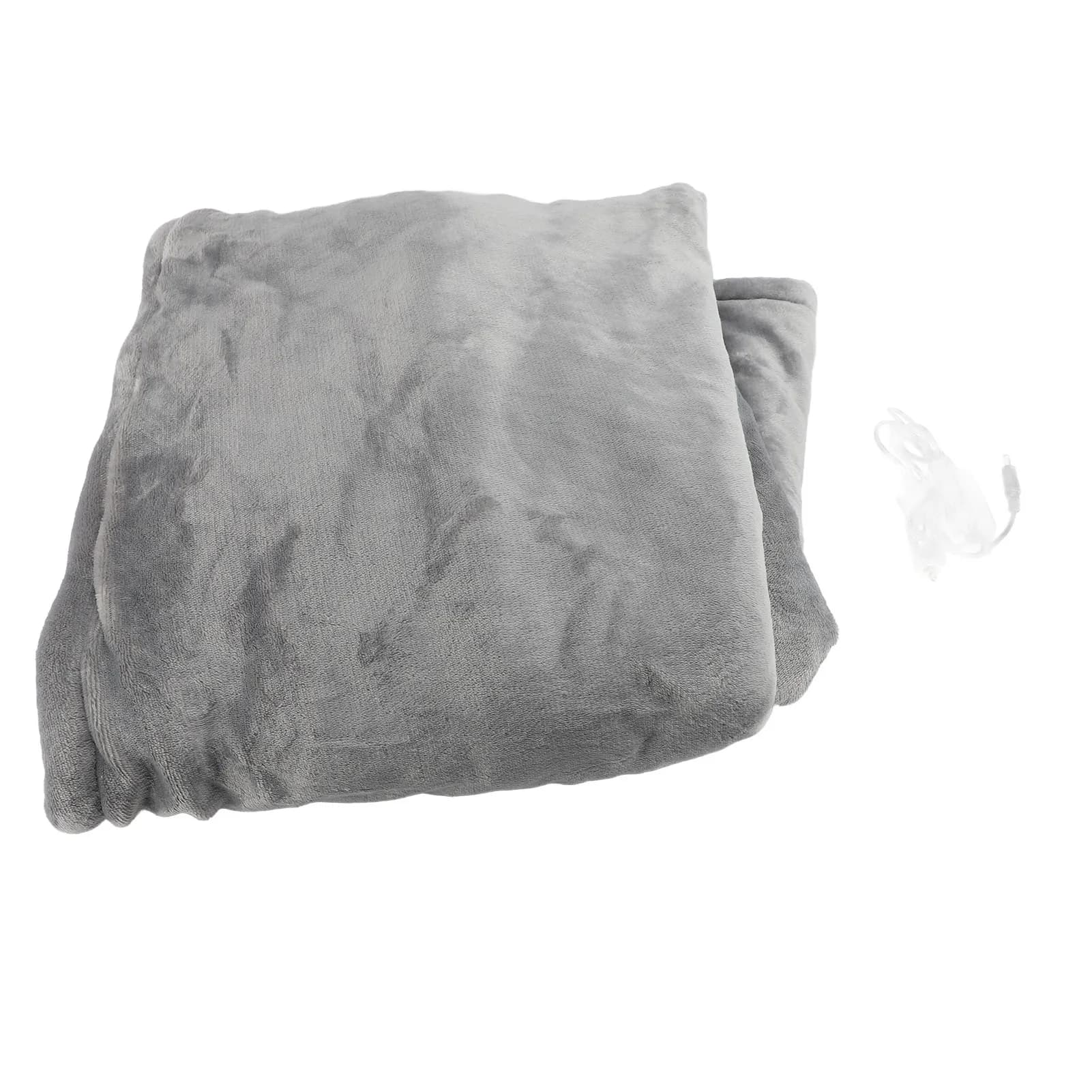 Coperta riscaldante per auto portatile Spina 12V 3 livelli di temperatura Morbida flanella lavabile Sherpa per campeggio Viaggio su strada SUV Camion