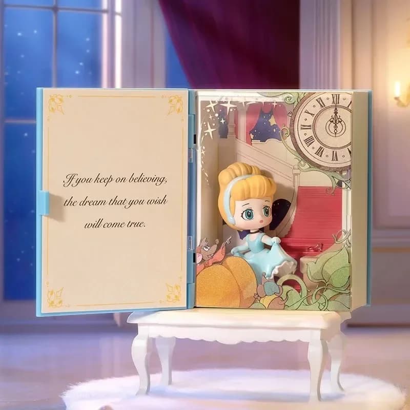 POP MART Disney Princess's Fairy Tales Series Scene Sets Blind Box Toys Kawaii Anime Action Figure Surprise Mystery Box Dolls