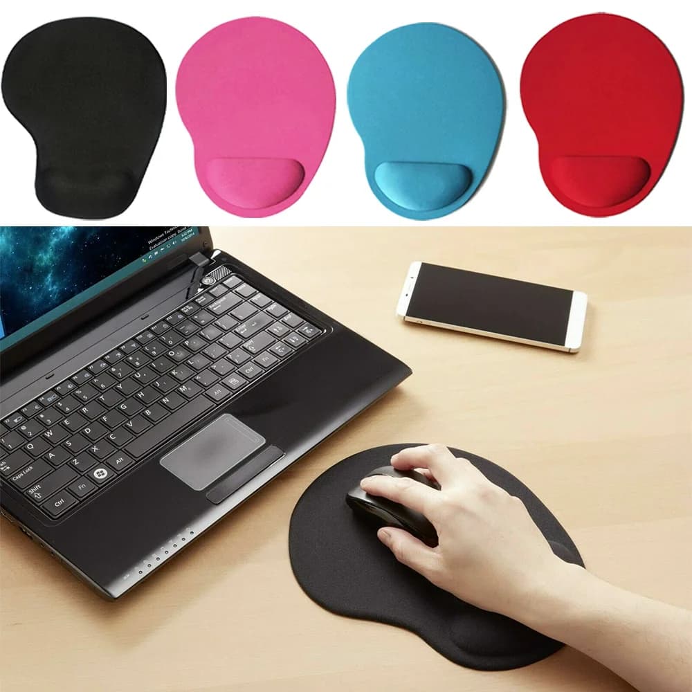Tappetino per mouse da gioco blu Tappetino da scrivania Accessori per giocatori Tappetino per mouse ergonomico per computer Uard Poggiapolsi Serie tinta unita Comodo tappetino per mouse