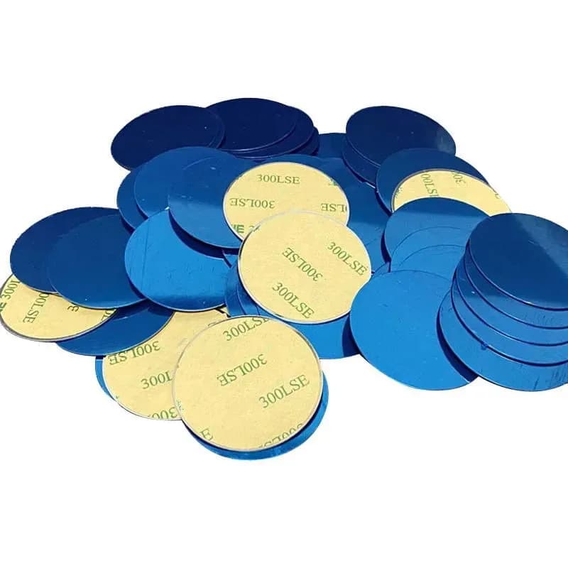100 pz 10mm 15mm 20mm 25mm 30mm 35mm 40mm Piastra metallica disco lamiera di ferro per magnete Supporto per telefono cellulare Supporto per telefono per auto