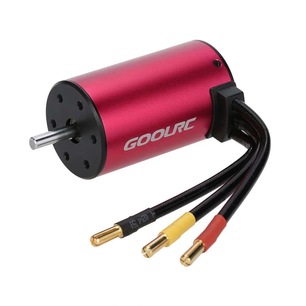 Motore Brushless Sensorless GoolRC S3660 3800KV a 4 Poli per Auto RC 1/8 1/10, Scheda di Programmazione ESC, Ricambi per Auto RC