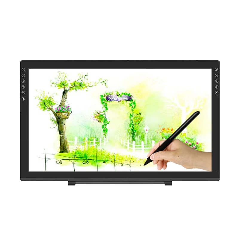 Tavoletta Grafica Elettromagnetica Portatile con Monitor LCD, Interfaccia USB e DVI, Nuova Condizione, Touch Screen IPS