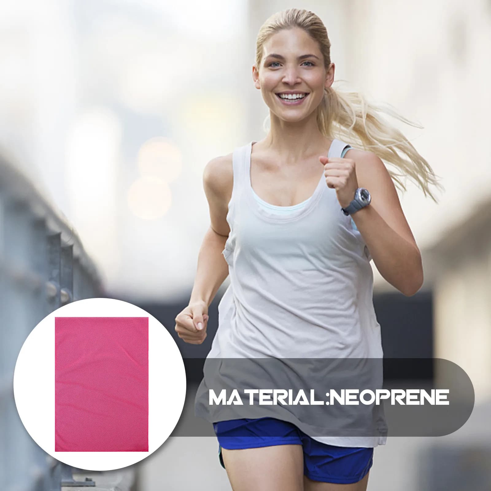 Asciugamano morbido e traspirante ad asciugatura rapida, in microfibra, ad alto assorbimento, per viaggi, campeggio, nuoto, palestra, yoga, fitness, rosso rosa