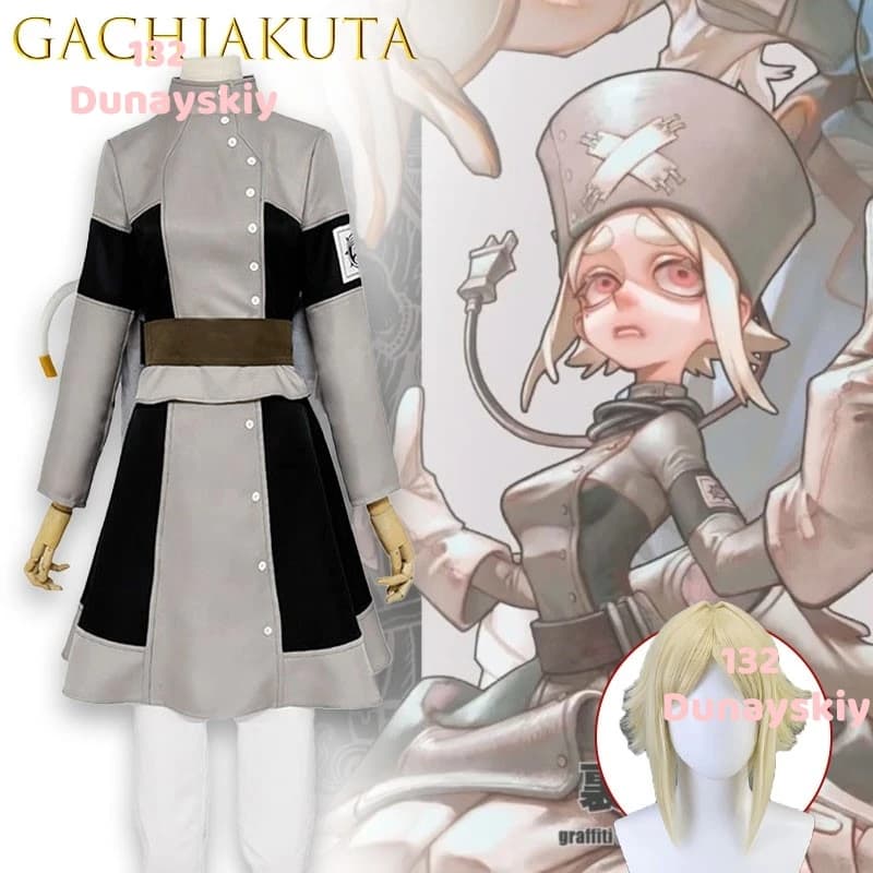 Aesha Stilza Gachiakuta Mechanical Gear Driven Cosplay Full Set Character of the game Souls Role Game Dress for Men and Women