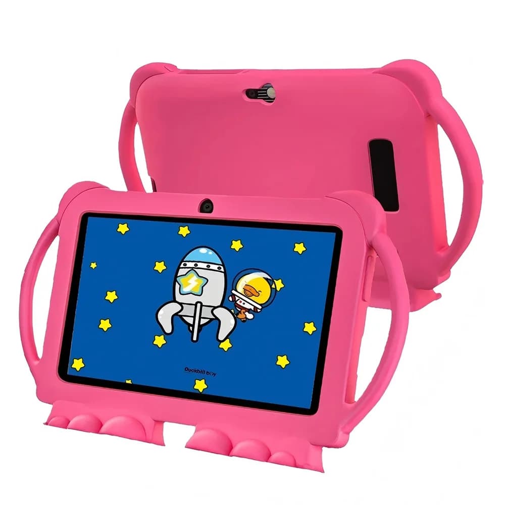 Nuovo tablet per bambini Android da 7 pollici Quad Core 4 GB RAM 64 GB ROM 5G WiFi Doppia fotocamera Giochi educativi per l'apprendimento Tablet Regalo per bambini