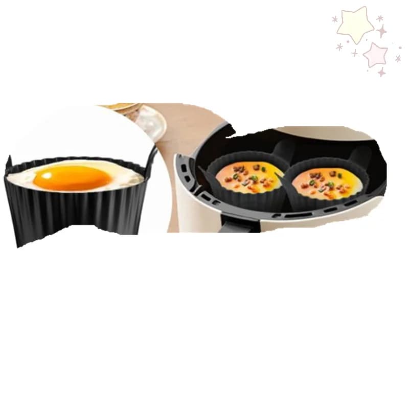 1/3/4 Pieces Silicone Egg Mugs For Air Fryer Reusable Cooking Mugs For Eggs Dust Cakes Anti-stick Cooking Tool