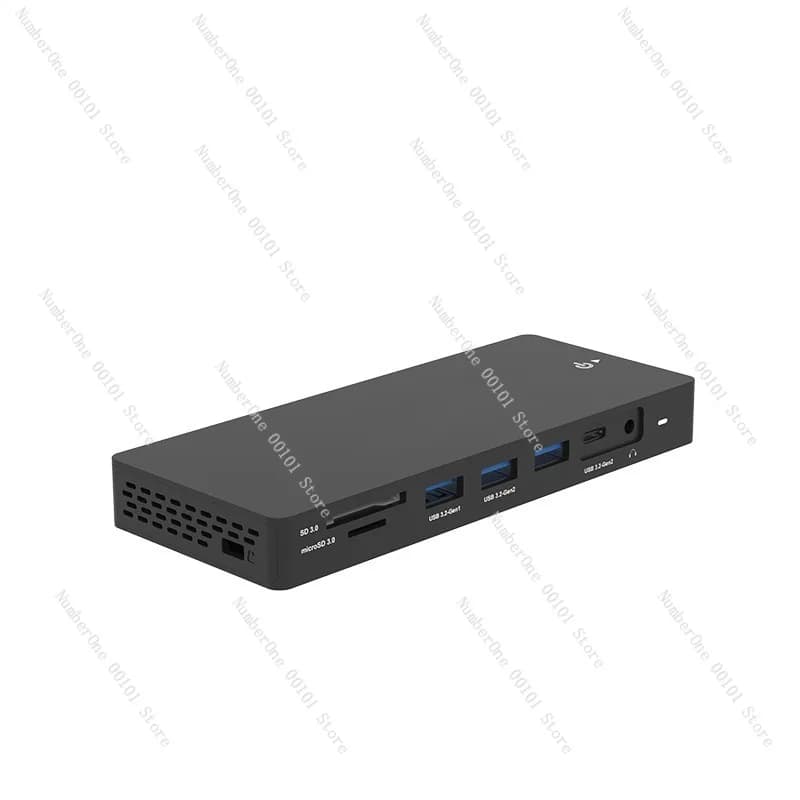 Docking Station Tipo C 2026 con Doppia Uscita DP HDMI, Hub USB 3.1 per Quattro Schermi, Adattatore Ethernet Gigabit per Laptop e Notebook