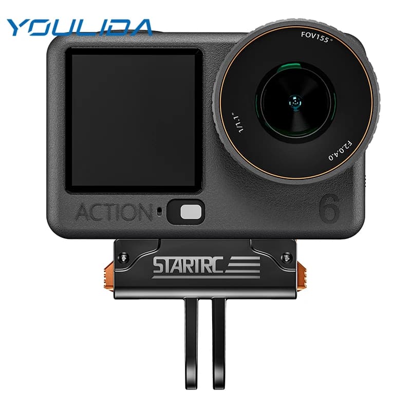 Quick Deception Magnetic Adapter for DJI Action 6, DJI Osmo Nano Action Camera Expansion Support