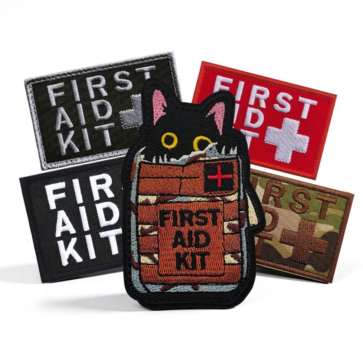 First Aid Kit Medic Tactical Patch Medical Patches Hook & Loop Morale Badge for Backpack Vest