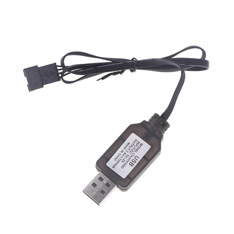 1PCS SM-4P Spina Caricatore USB Per DE36W DE65 HM202 EC08 EC16 RC Auto Elettrica Gel Ball Blaster Caricabatteria