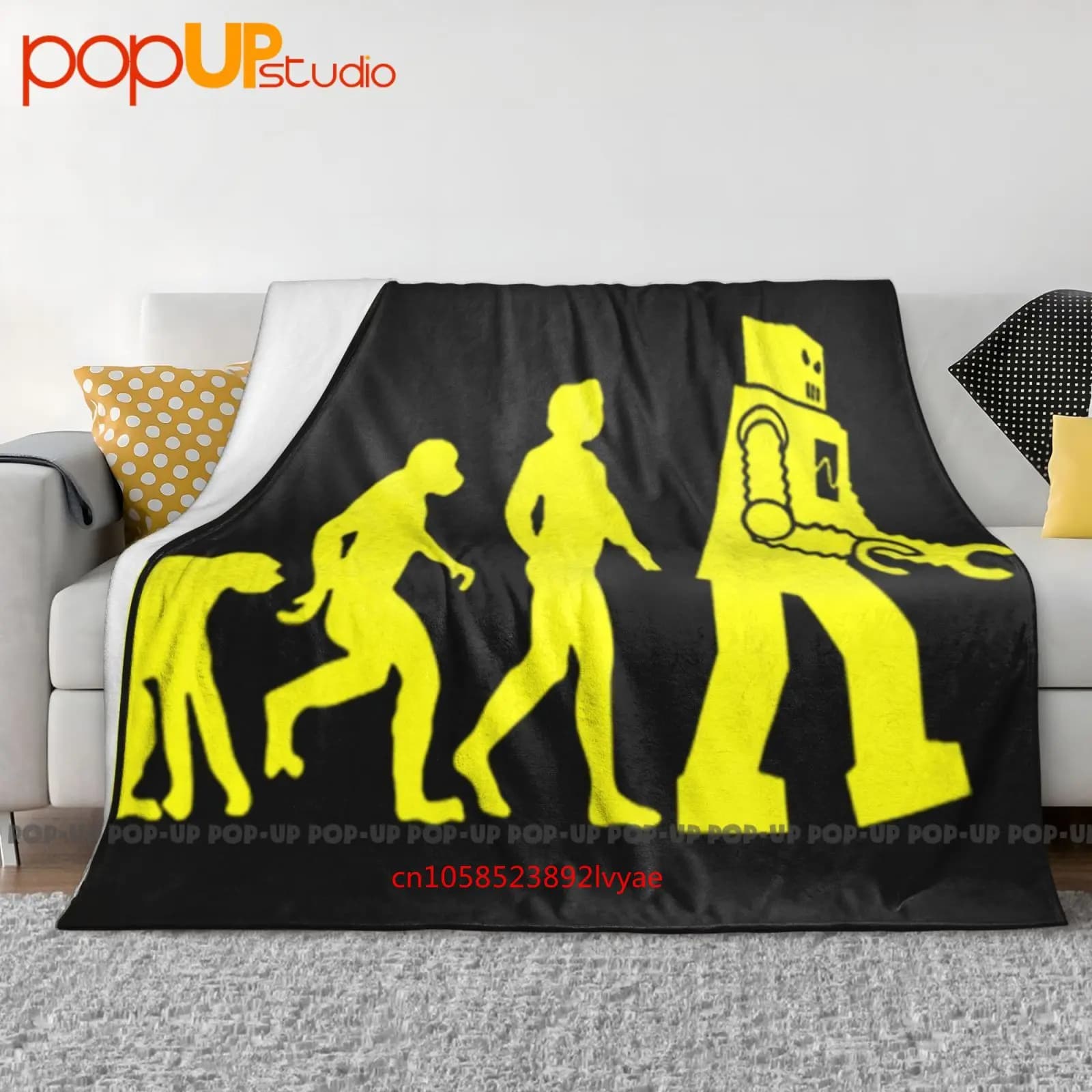 The Bigrobot Evolution Bang Theory Ultra-Soft Blanket Quilt Winter Sofa Cover Bed Covers