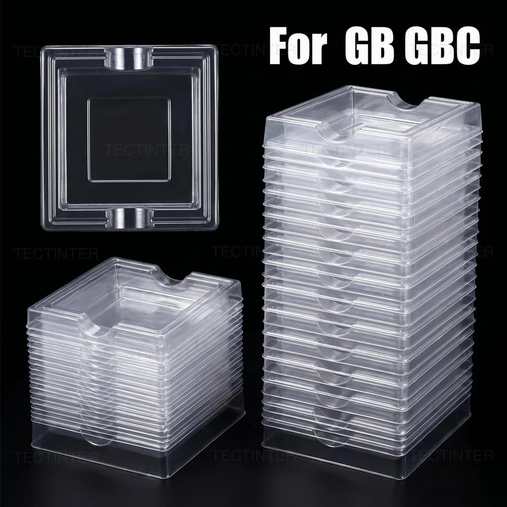 Clear Inlay Plastic Insert Inner Tray for Nintendo Gameboy Color Game Cards Plastic Cartridge Box for GBC GB Mini Japan Version
