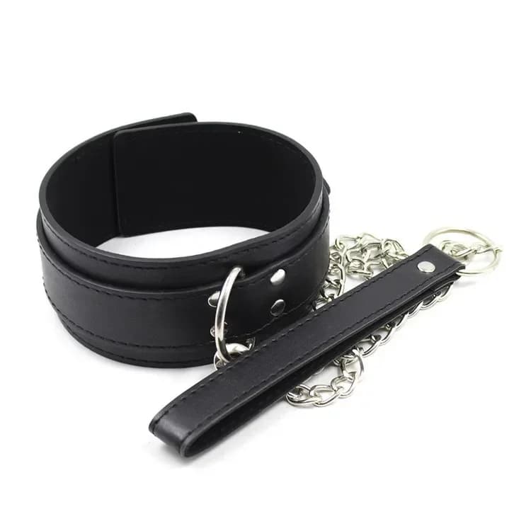 Cinture per collare bondage in pelle erotica per boutique di trazione BDSM Gioco per adulti Coppia che flirta Sottissione Giocattoli sessuali