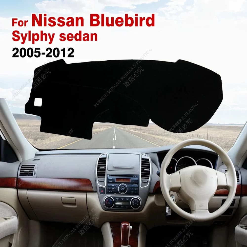 For Nissan Bluebird Sylphy sedan 2005 2006 2007 2008 2009 2012 Dash Mat anti-uv car dashboard accessories