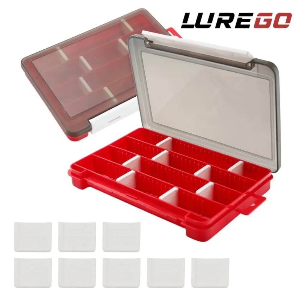 1PC Removable Ultra Thin Tool Box - Multi-Discovery Organizer for Fishing Accessories with Interchangeable Trays