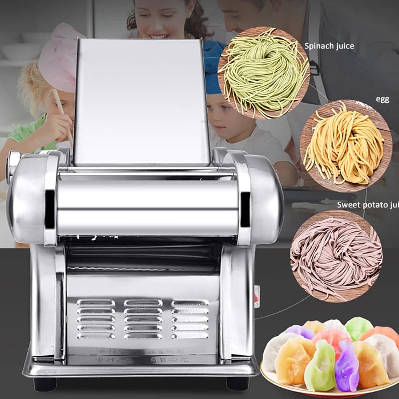 pressa per noodle macchina automatica per pasta elettrica commerciale in acciaio inossidabile macchina per pasta taglierina per pasta macchina per gnocchi 220V