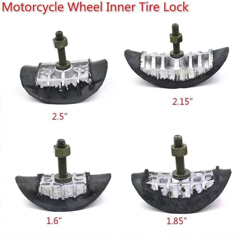 Dirt Bike pit scimmia bici Pneumatico Rim Lock pneumatico bullone di sicurezza 1.6 "1.85" 2.15 "2.50" lucchetto interno del pneumatico ruota del motociclo