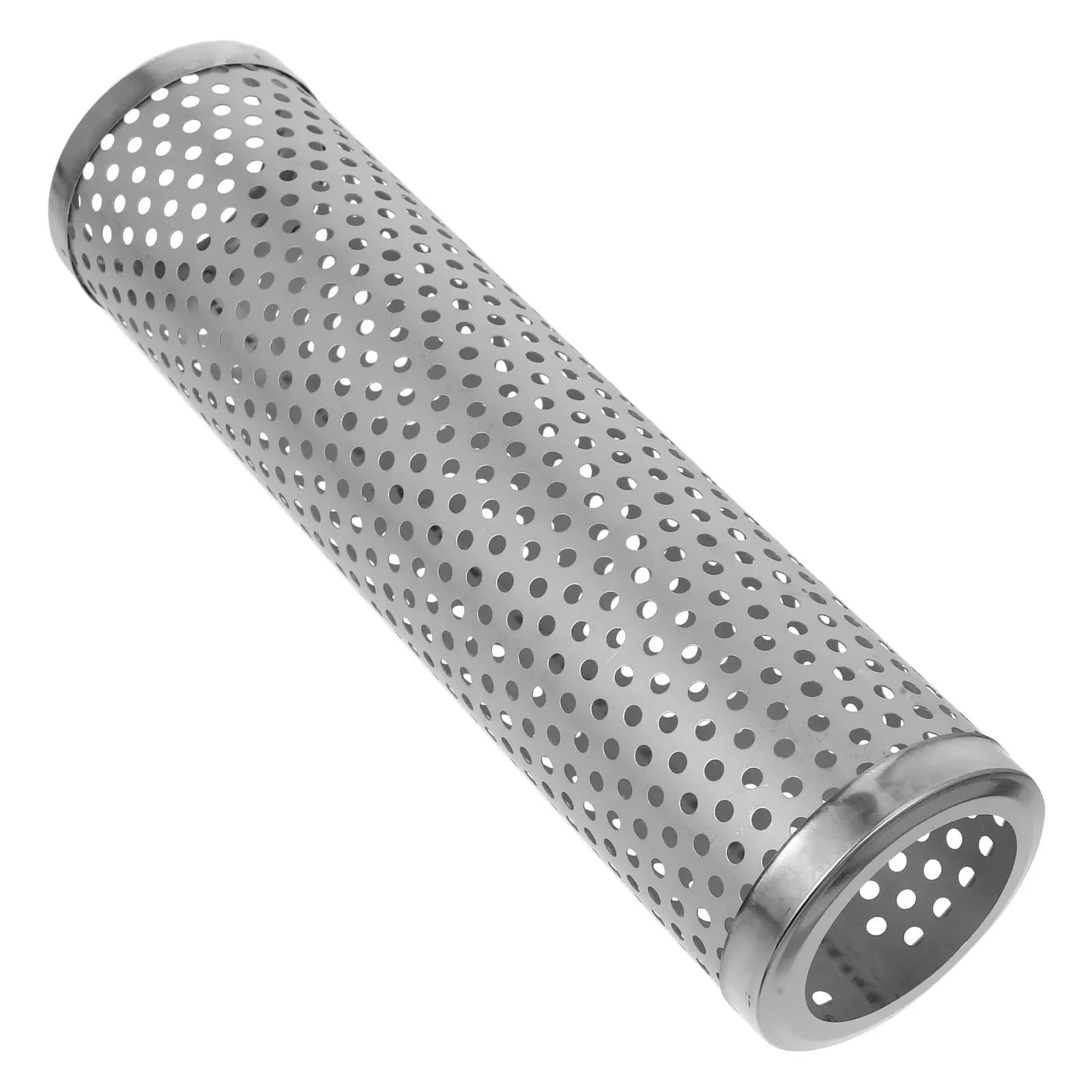 Chimney Pipe Heat Protector Stainless Steel Tent Stove Pipe Heat Shield Cooling Holes Spark Prevention Camping Safety Guard