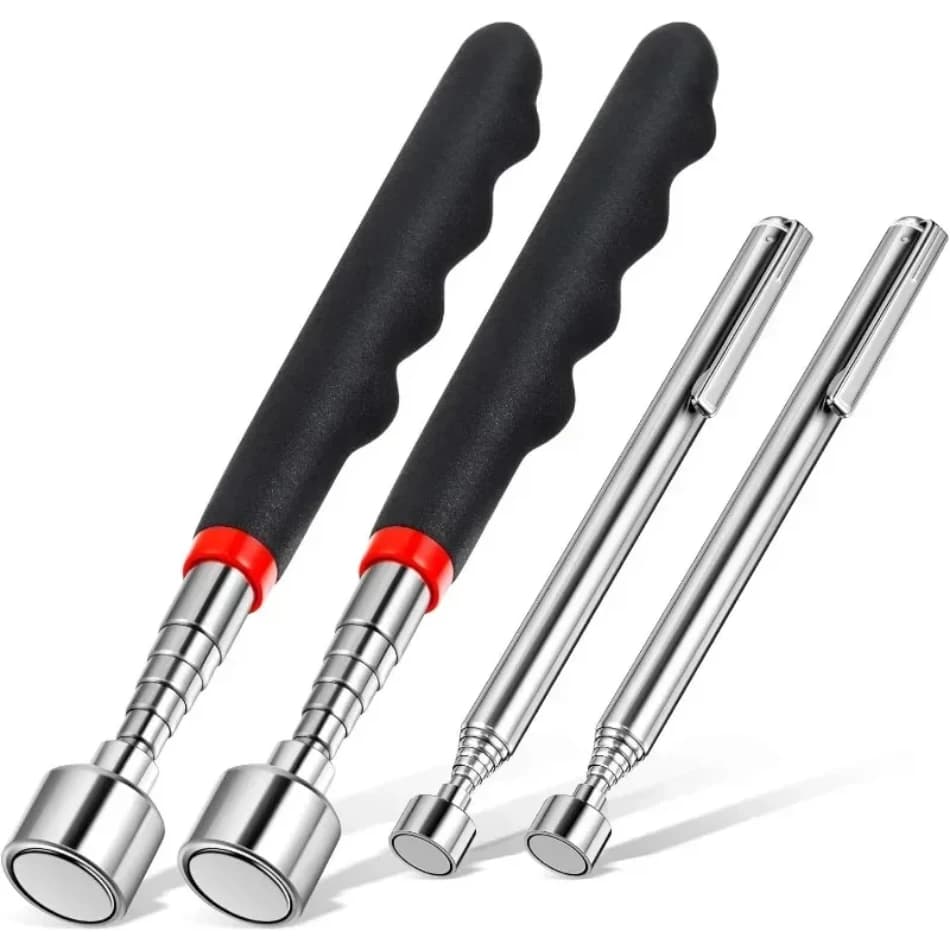 Adjustable Pick-Up Rod, Mini Portable Magnetic Pick-Up Tool with Extendable Magnet for Screws, Nuts, and Bolts