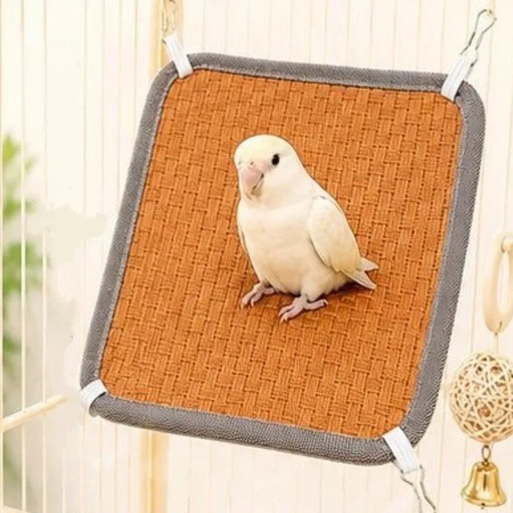 Thickened Double Layered Bird Hammock Warm /Cooling Fluffy Hanging Sleeping Bag Soft Cozy Pet Sleeping Bag Pet House