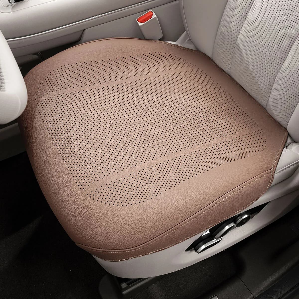 Soft leather car seat cover, luxury breathable front seat cushion for Land Rover Range Rover Sport Evoque Freelander