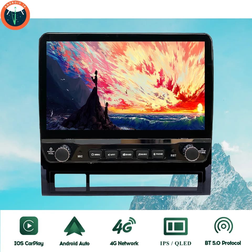 Android 14 Autoradio Multimedia PC Tablet Per Toyota Tacoma Hilux 2005 - 2015 GPS DVD Video Lettore musicale Auto sistemi intelligenti