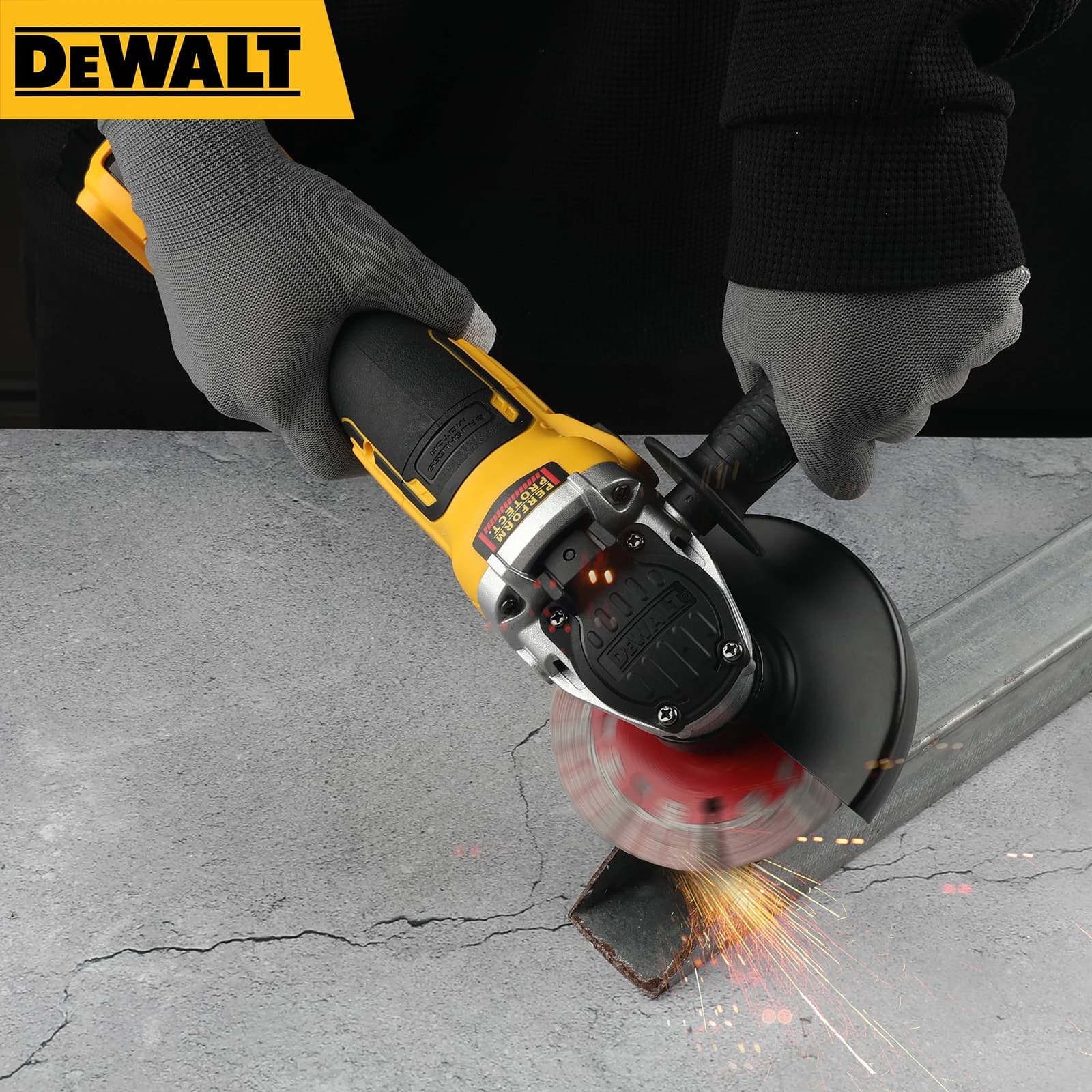 2025 DEWALT DCG405 125mm smerigliatrice angolare a testa piatta macchina utensile nuda macchina da taglio 18V batteria al litio utensili senza spazzole