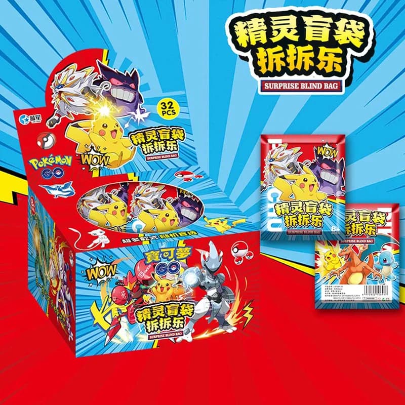 Pokemon GO Blind Bag Mystery Box - Anime Action Figures, Surprise Collectible Toys for Kids & Fans