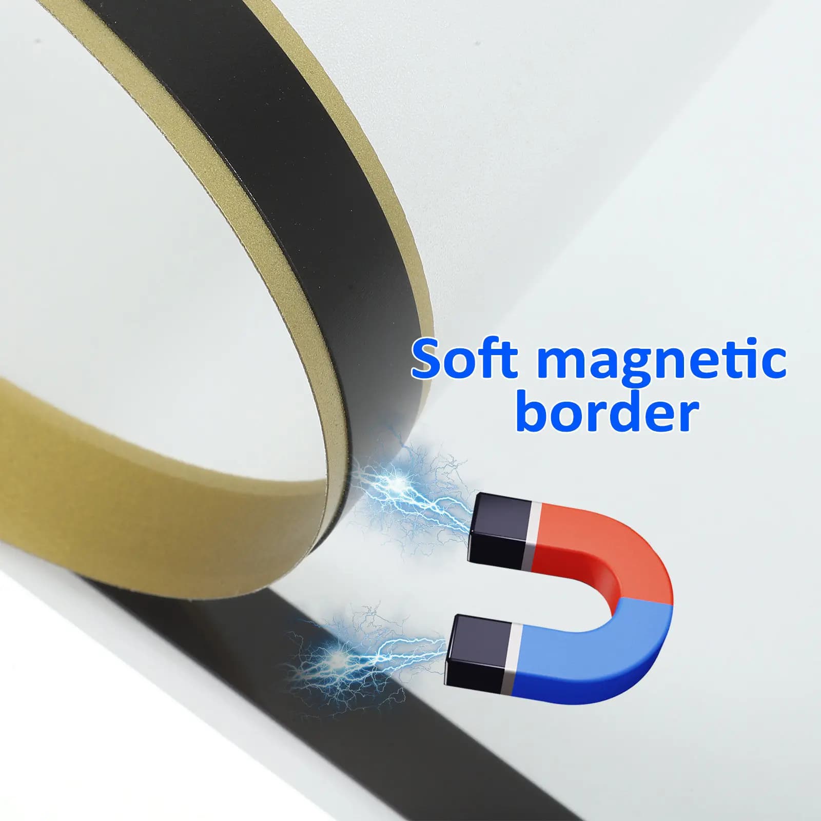 Cornice Magnetica A3 Autoadesiva Dorata per Certificati, Poster, Foto, Licenze Commerciali, Esposizione su Frigorifero e in Ufficio