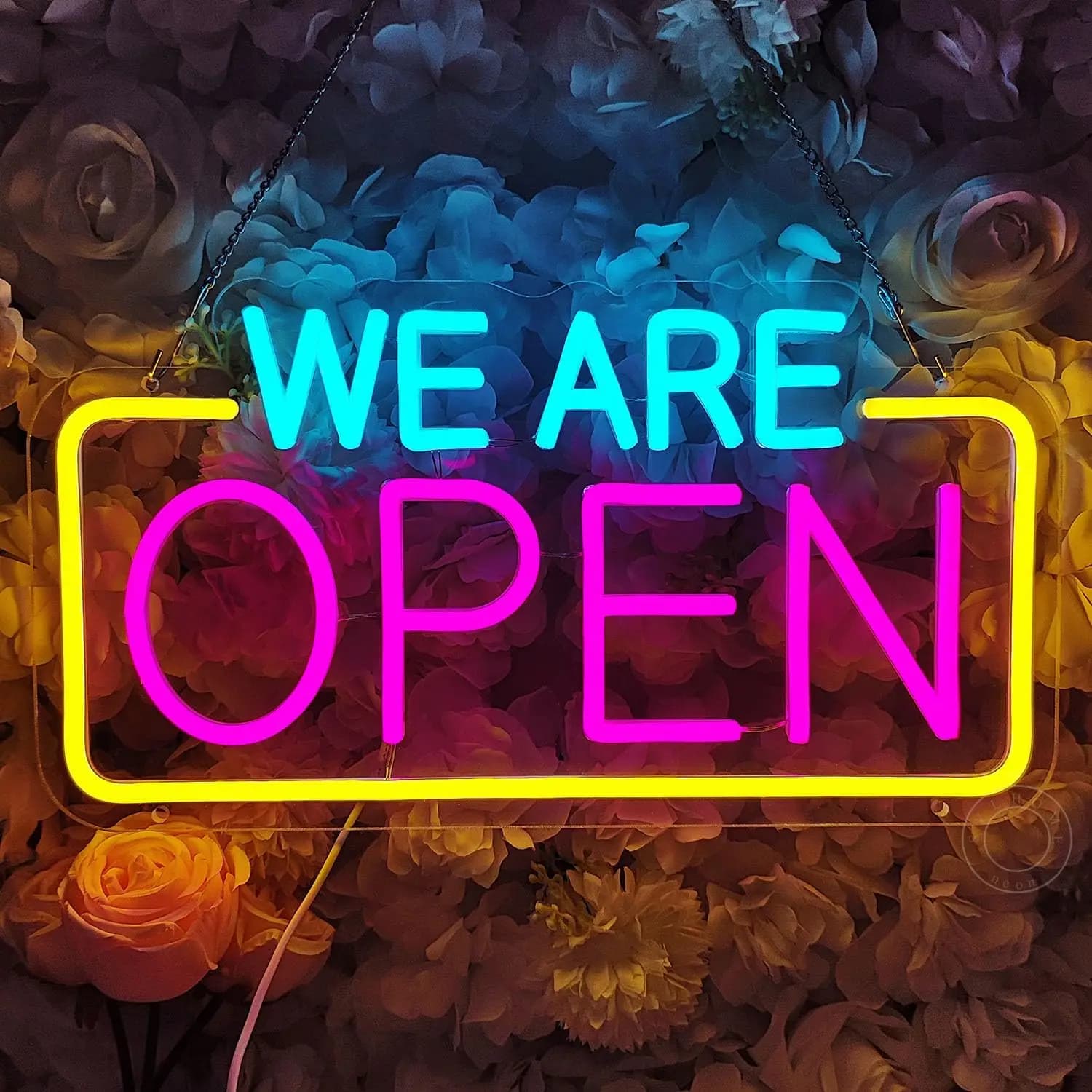 Siamo Open Neon Light Sign USB Neon Sign per Business Coffee Shop Store Bar Restaurant Pub Salon Hotel Welcome Door Wall Decor