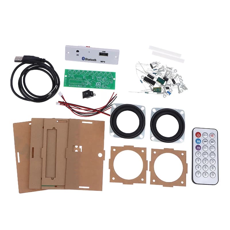 DIY Bluetooth Compatible Speaker Kit DIY Soldering Electronic Projects Soldering Practice Kit For Home School Education Supplies