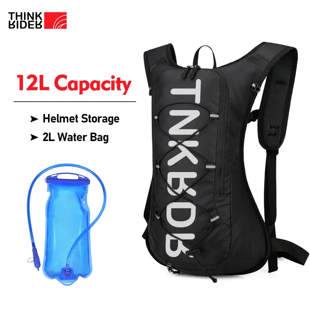 Cycling backpack ThinkRider 12 Liter bicycle bags Outdoor sports water bag Climbing hiking Road bike hydration backpack MTB