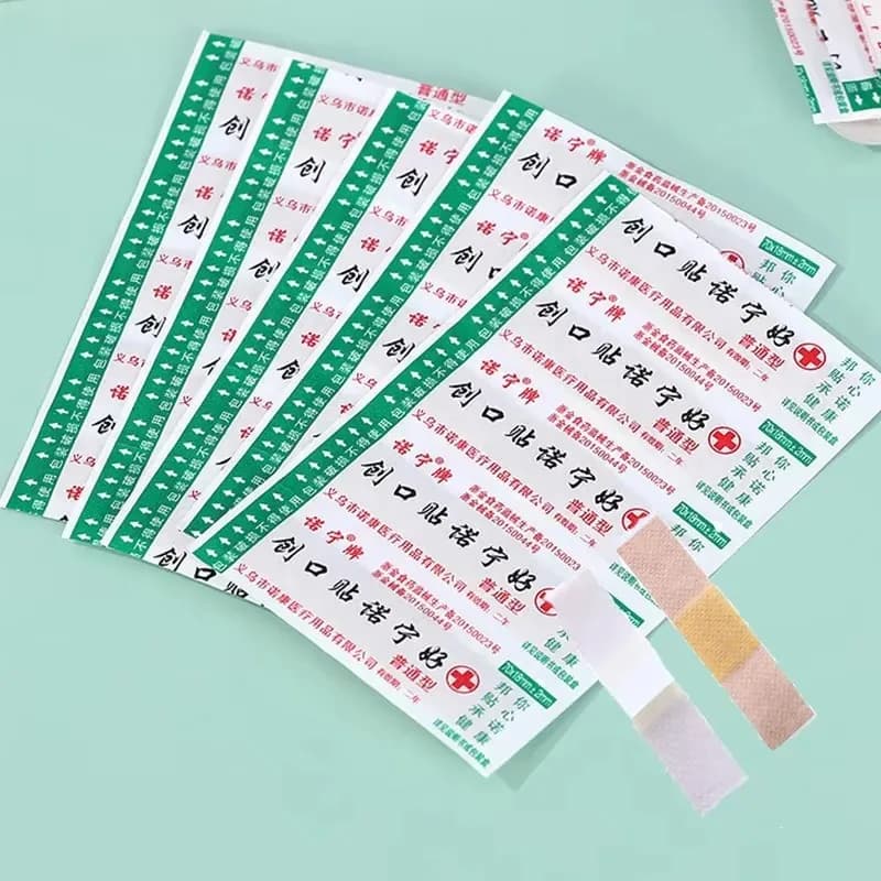 50/150/300 pezzi di cerotti adesivi elastici per ferite, traspiranti, per la pelle, bende mediche, kit di pronto soccorso per casa, viaggi, campeggio, emergenze all'aperto