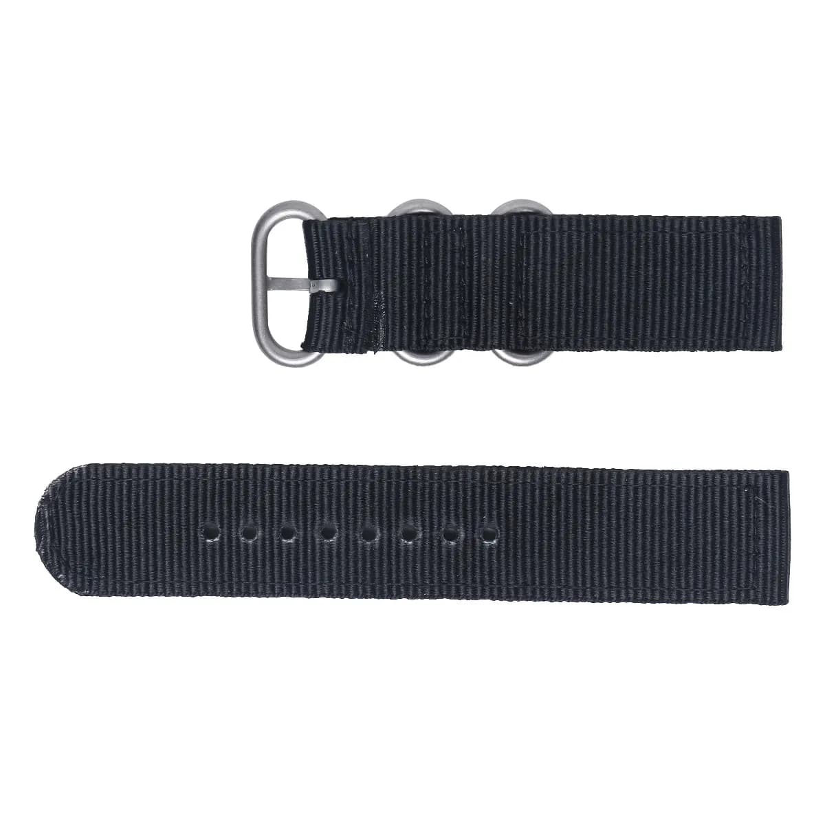 20Mm Nylon Watch Strap High Grade Material Smooth Texture Sweat Resistant Comfortable Watch Band for Gym Swimming Travel and